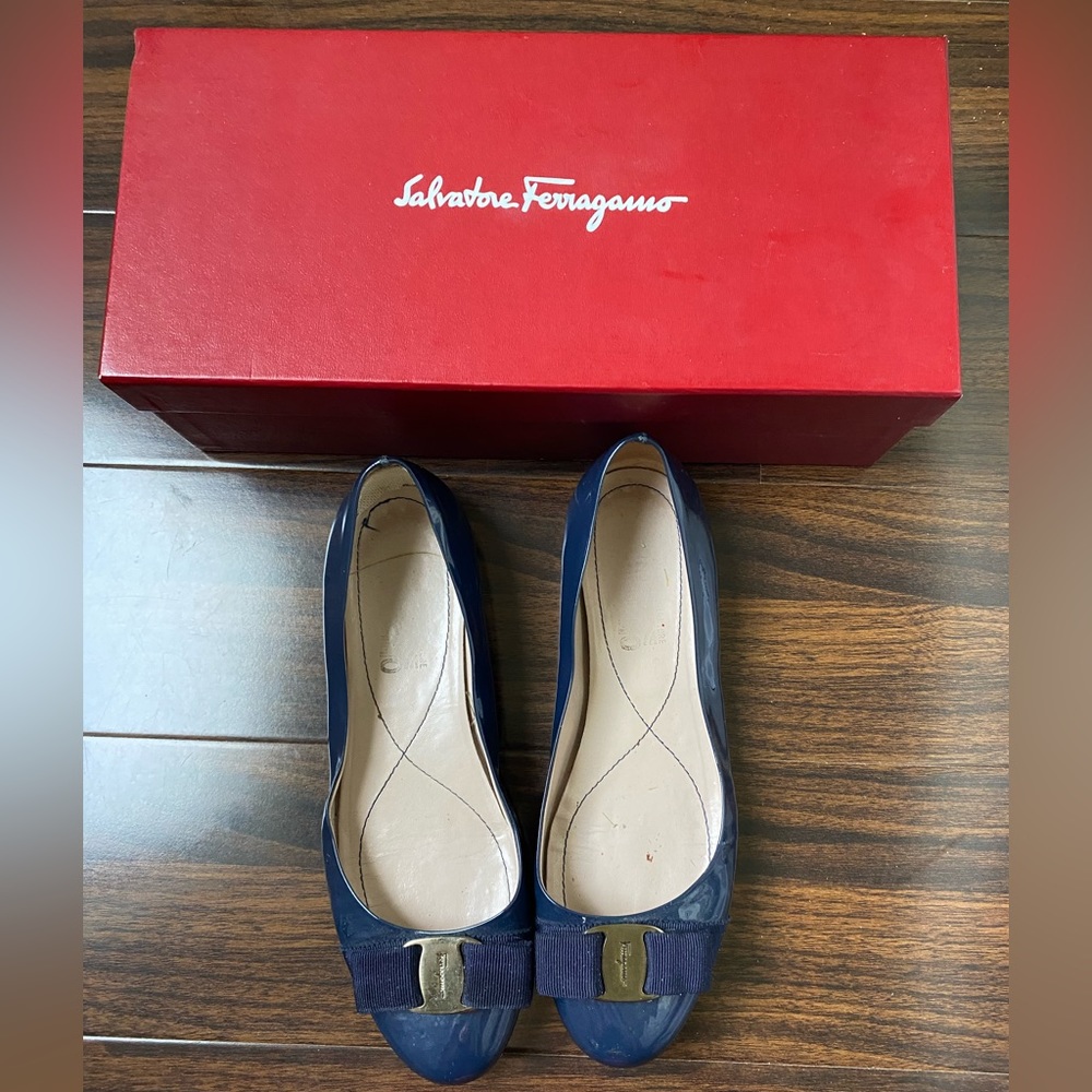 Y2K Ferragamo Ballerina Flats